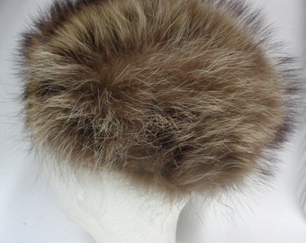 MINT NATURAL RACCOON FUR HAT CAP WOMEN WOMAN SIZE ALL MINT NATURAL RACOON RACCOON FUR HAT CAP WOMEN WOMAN SIZE ALL  main image 4