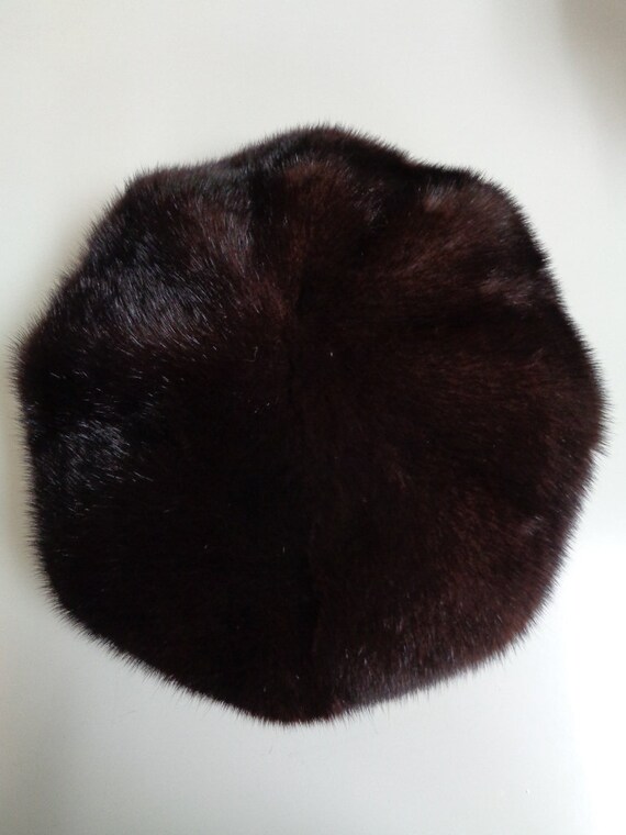 Brand New Dark Ranch Canadian Mink Fur Cap Hat Women Woman  display picture 3