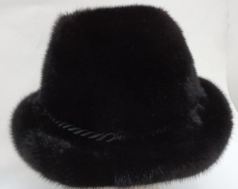 新品 ブラック ミンク ファー 帽子 メンズ レディース 女性 サイズ 全