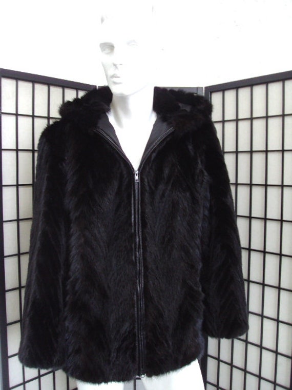 Mink tail shop fur coat