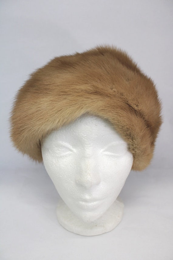 Mint Canadian Pastel Mink Fur Hat Women Woman Size