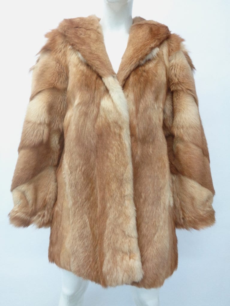 Mint Marmot Fur Coat Jacket Women Woman Size 2-4 Petite New