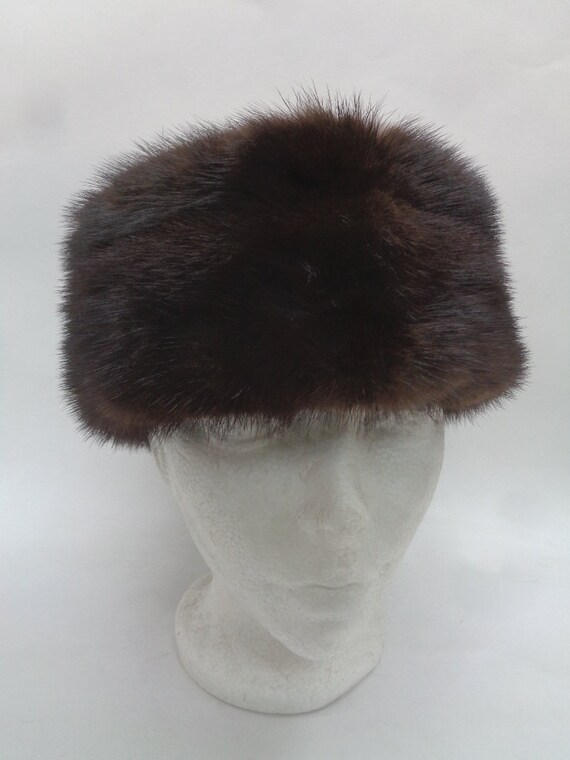 Refurbished New Canadian Dark Ranch Mink Fur Headband Women  display picture 2