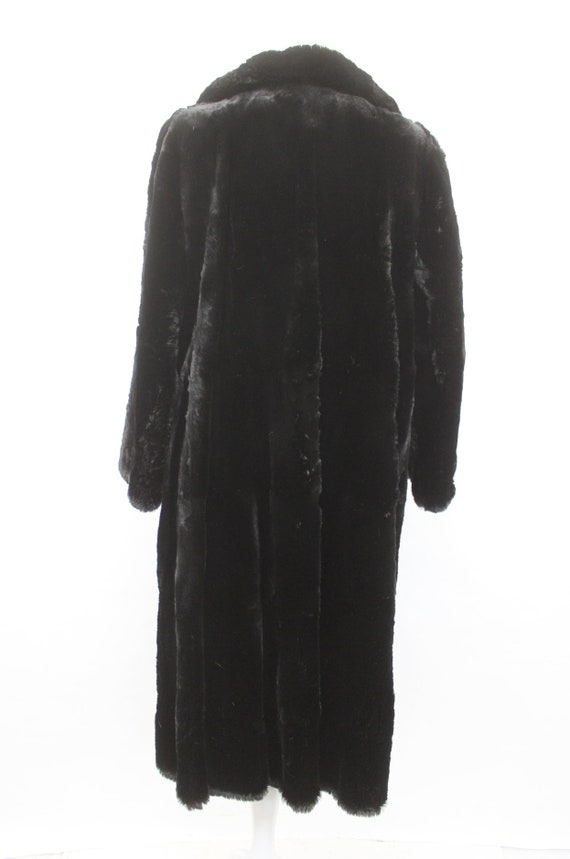 Scrap Item: Sheared Black Rabbit Fur Coat Jacket … - image 5