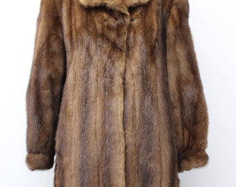 Mint Canadian Demi Buff Mink Fur Coat Jacket Women Woman Size 6 Small