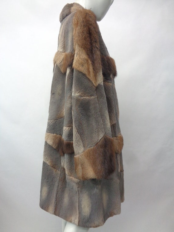 Excellent Sheared Muskrat Fur Coat Jacket Women W… - image 2