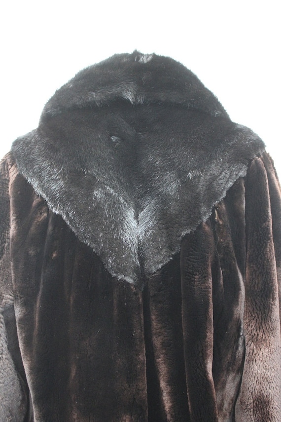 Excellent Brown Arctic Beaver Mink Fur Coat Jacke… - image 4