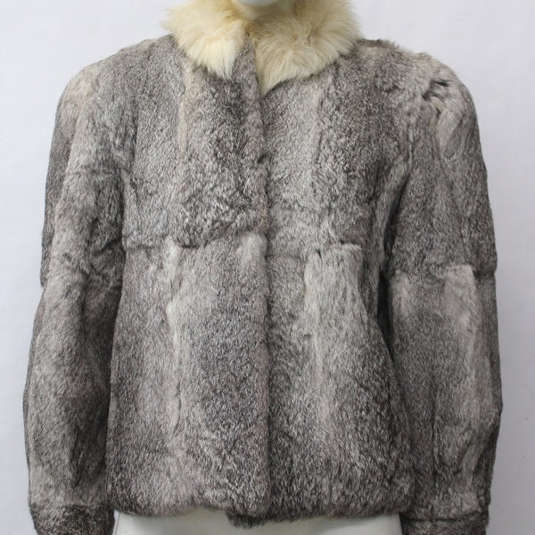 Rabbit Fur Coat Etsy