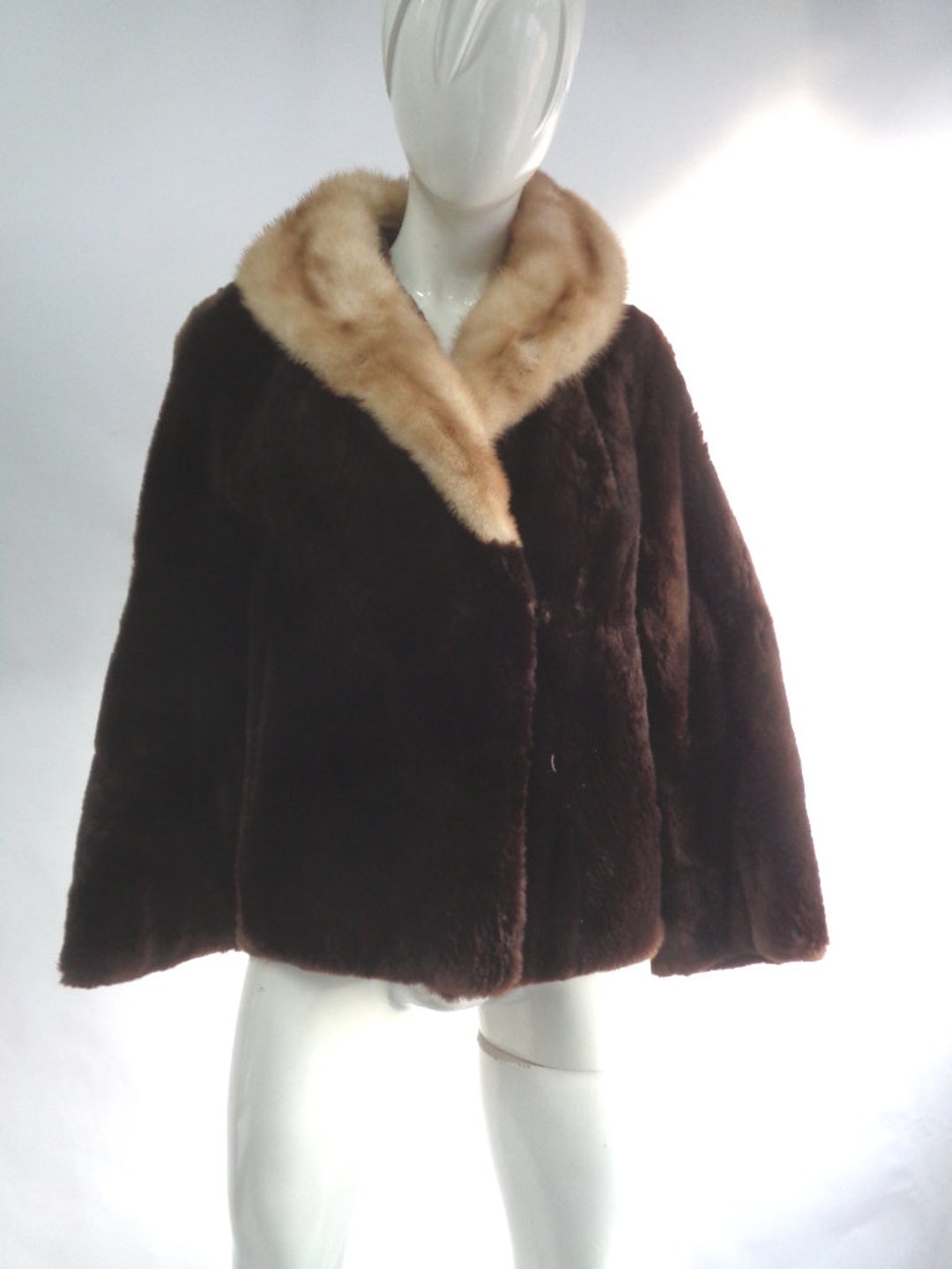 Day Furs Inc. Woman's Sheared Mink Fur Jacket