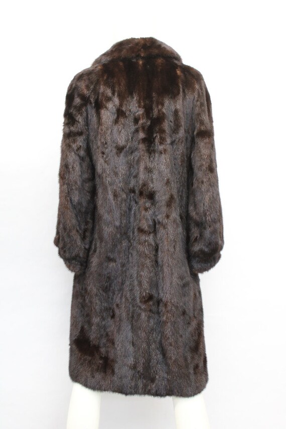 Excellent Canadian Dark Ranch Mink Fur Coat Jacke… - image 3