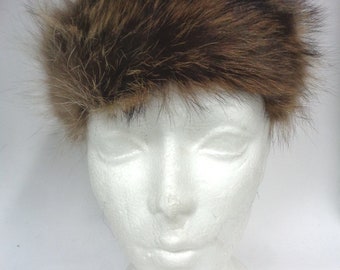 Mint Natural Raccoon Fur Hat Cap Women Woman Size All - Etsy display picture 3