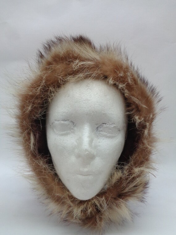 MINT NATURAL RACCOON RACOON FUR HAT CAP WOMEN WOMAN SIZE ALL s-l400.jpg main image 3