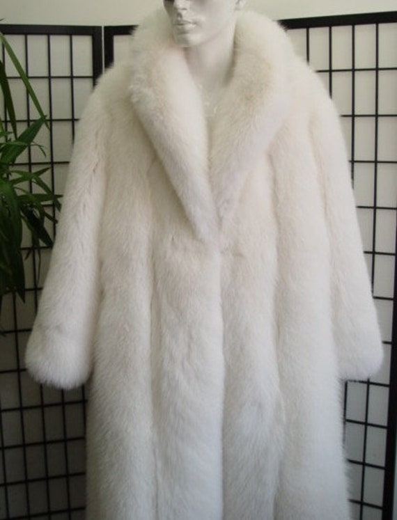 Men Hip Hop Style White farming Fox Fur Coat Winter Lapel Jackets