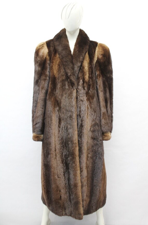 Excellent Brown Arctic Beaver Fur Coat Jacket Wome