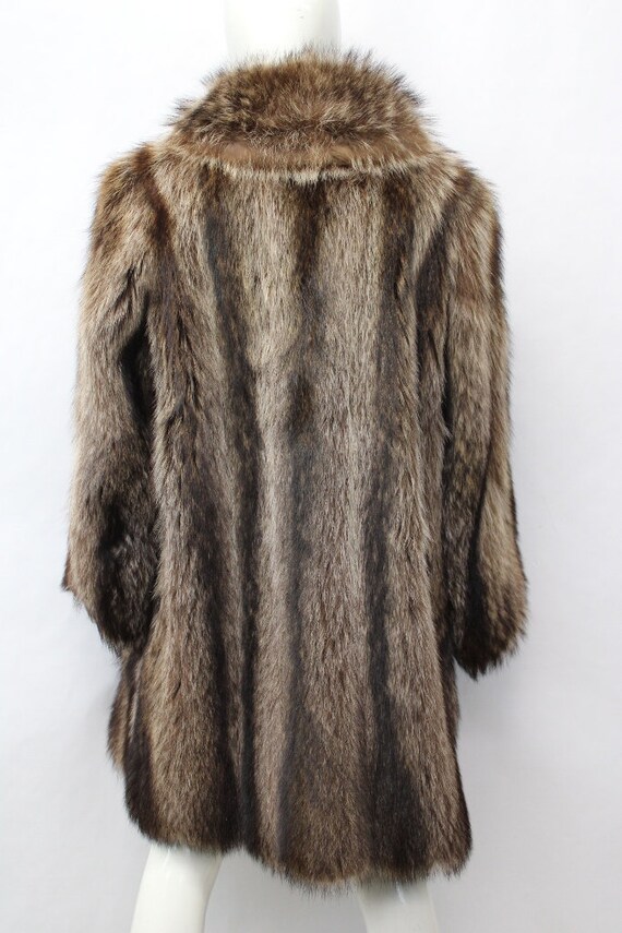 Mint Raccoon Racoon Fur Coat Jacket Women Woman Size 6 8 Small medium Etsy UK