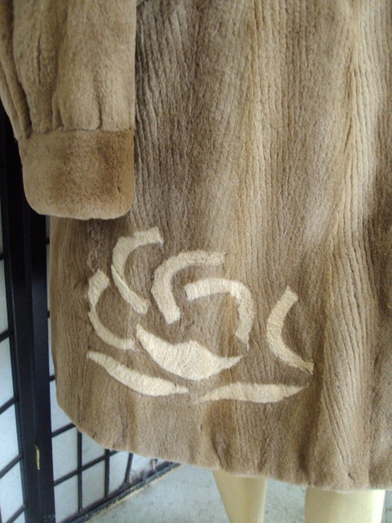 New Refurbished Sheared Pastel Mink Fur Coat Jack… - image 2
