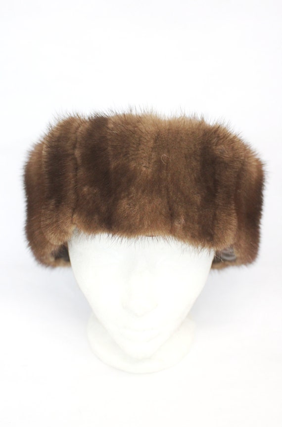 Excellent Canadian Demi Buff Mink Fur Headband Wom
