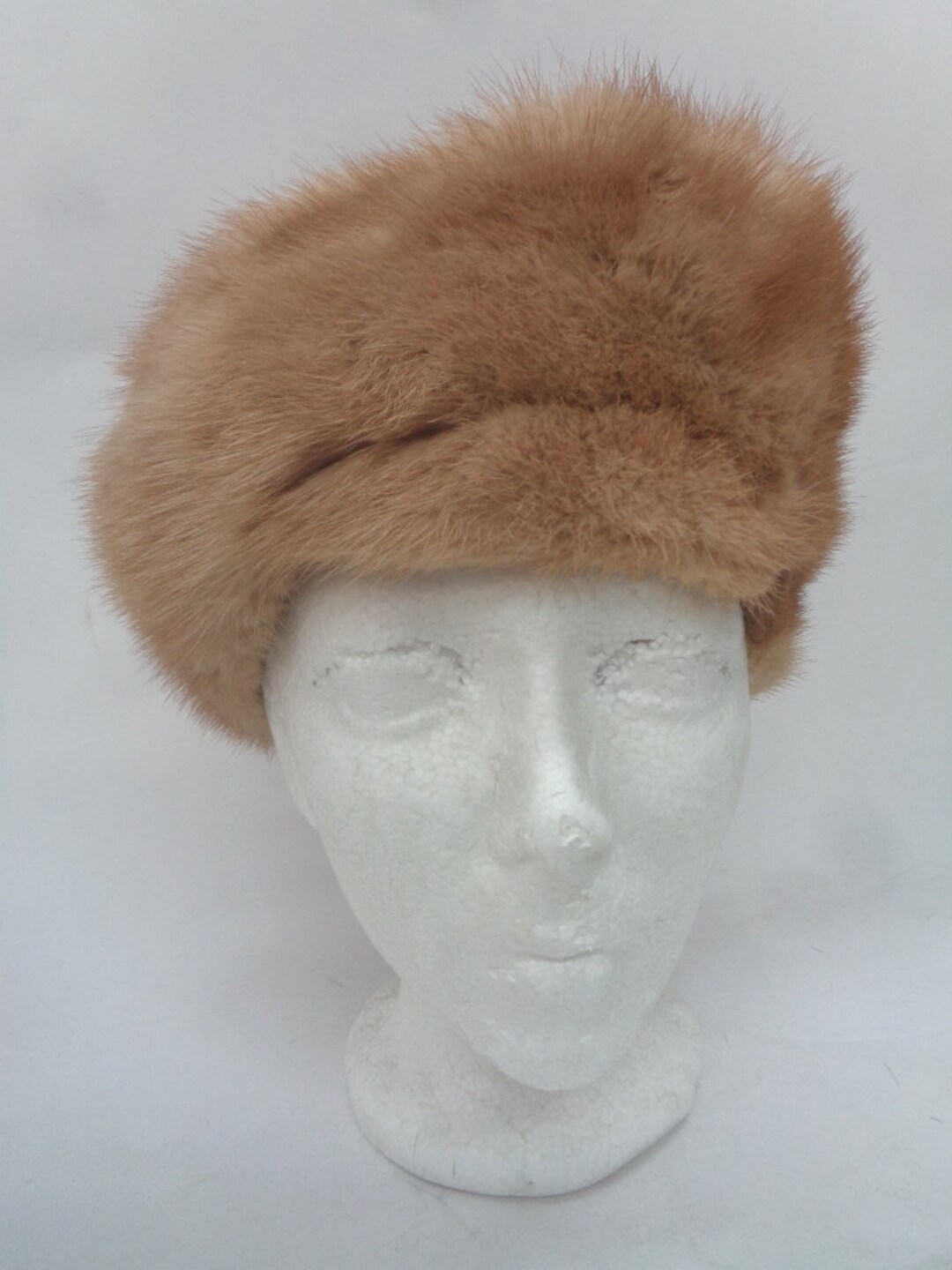 Mint Canadian Pastel Mink Fur Hat Women Woman Size All New 