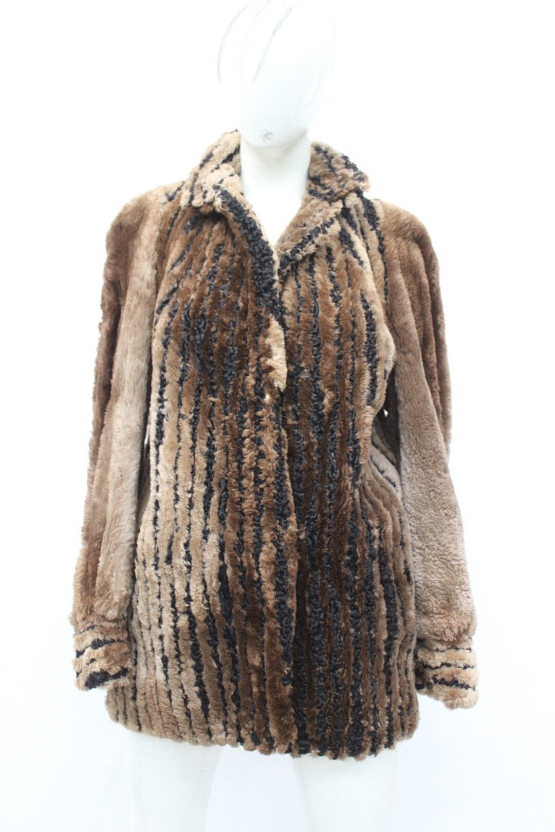 Excellent Sheared Beaver & Lamb Fur Coat Jacket Women Woman Size 4 Small Etsy