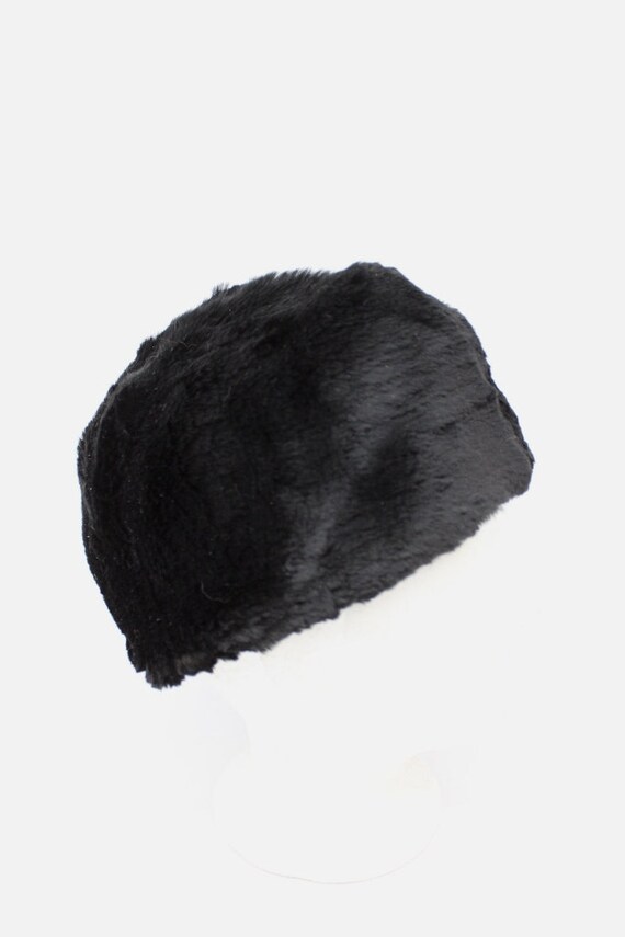 Excellent Black Sheared Rabbit Fur Hat Woman Women Size All  display picture 2