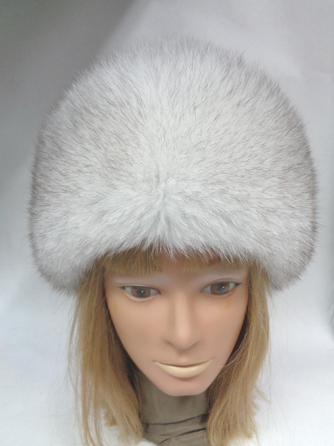 Brand New Norwegian Blue Fox Fur Headband Women Woman Size All Etsy