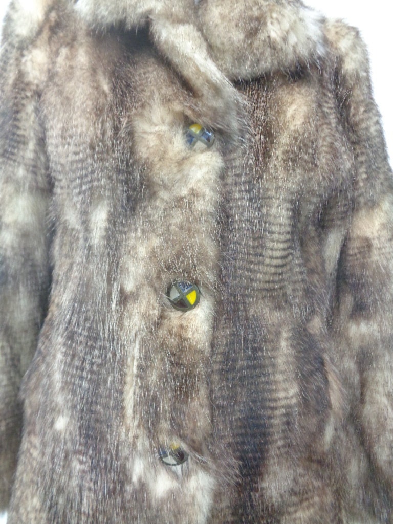 Showroom New Opossum Fur Coat Jacket Women Woman Size 2-4 | Etsy