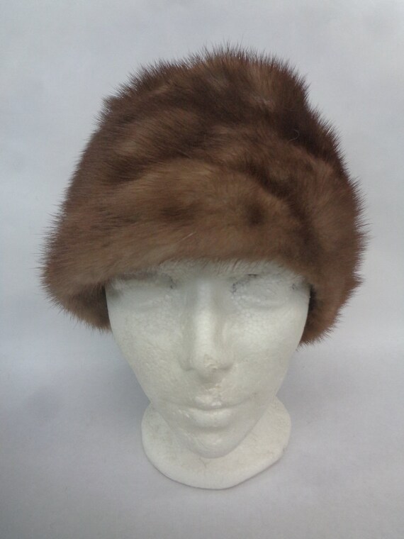 Mint Canadian Lutetia Mink Fur Hat Cap Women Woman Size 21.5  display picture 1