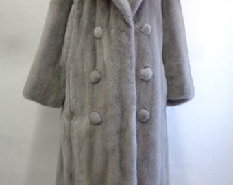 Brand new Sapphire mink fur coat  women woman size all custom made