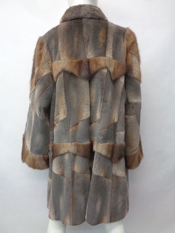 Excellent Sheared Muskrat Fur Coat Jacket Women W… - image 3