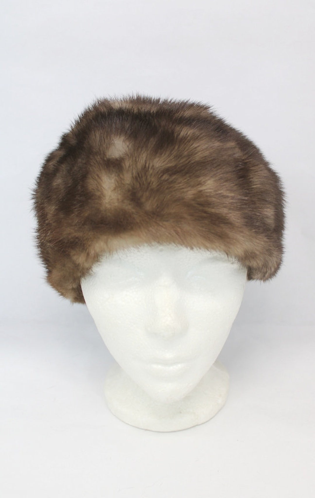 Excellent Canadian Lutetia Mink Fur Hat Women Woman Size All 
