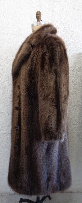 新品カナダ産長毛ビーバー毛皮コートジャケットメンズ男性サイズ全