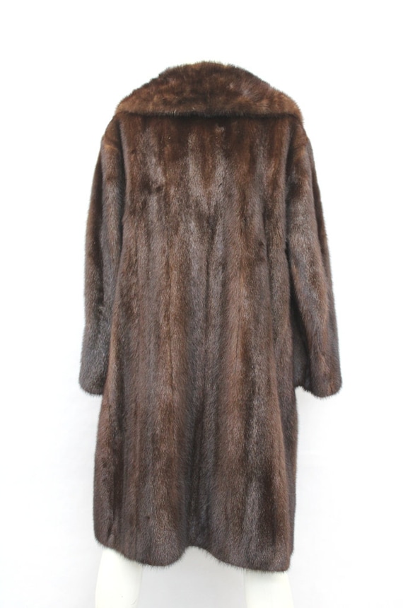 ダークブラウン ランチミンクコート レディース サイズ 6 カナディアン ダーク ランチ ミンク ファー