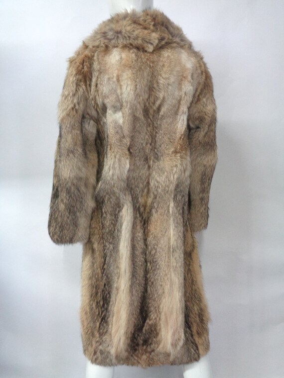 Mint Natural Coyote Fur Coat Jacket Women Woman Size 2 4 Petite
