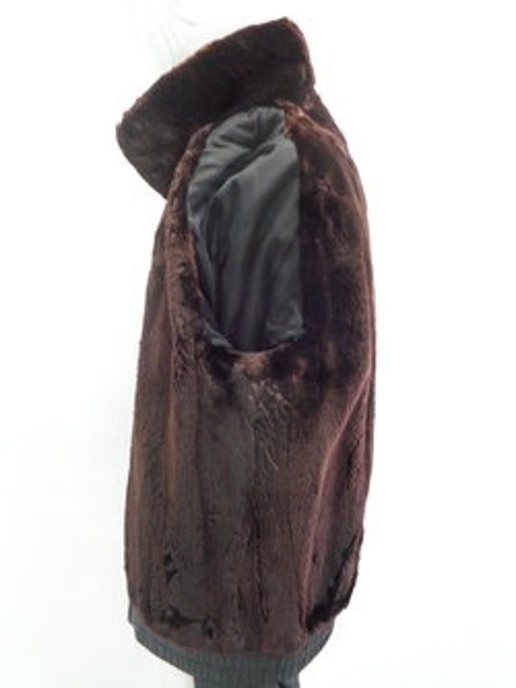 Excellent Sheared Arctic Beaver Fur & Leather Coa… - image 5