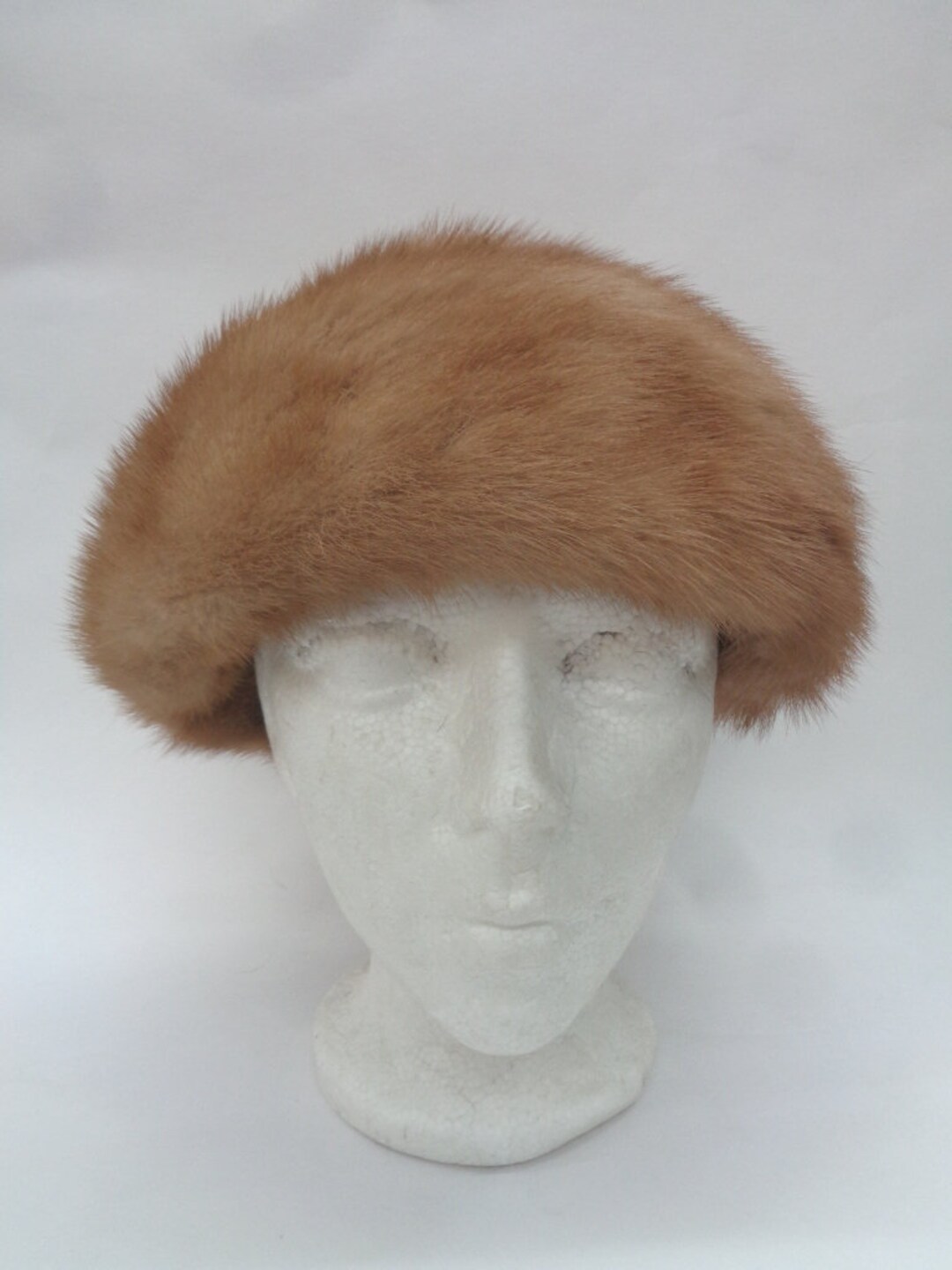 MINT CANADIAN PASTEL MINK FUR HAT CAP WOMEN WOMAN SIZE ALL Ladies Crystal Fox Full Fur Russian Hat: FurHatWorld.com main image 3