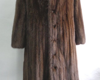 Brand new natural Sable fur long full length coat  men man size all custom made