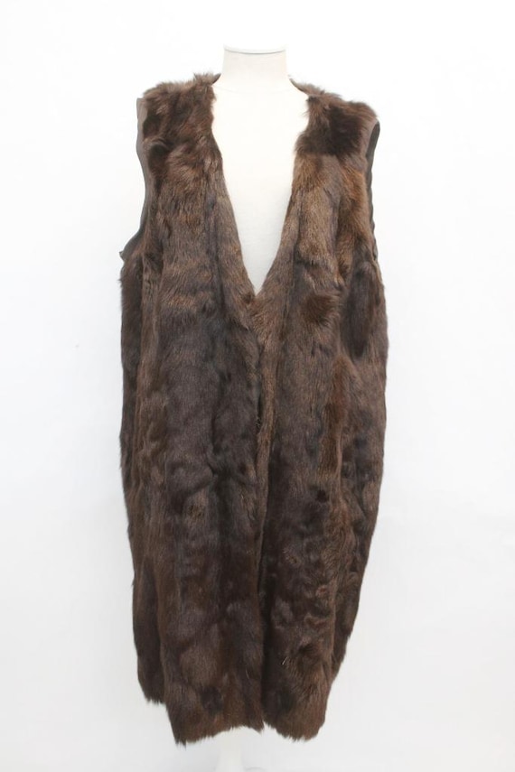 Scrap Item: Brown Goat Fur Vest Size N/A