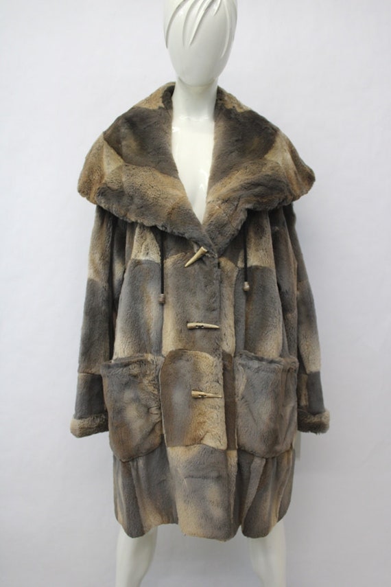 Excellent Sheared Muskrat Fur Coat Jacket Women Wo
