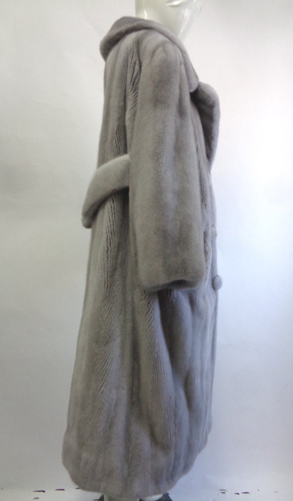 新品サファイアミンクファーコート女性女性サイズすべてカスタムメイド