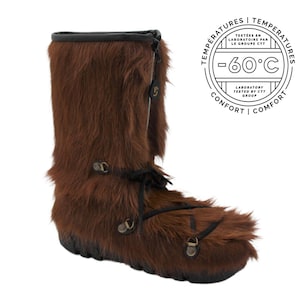 Brand New Brown Cow Fur Winter Boots Boot Men Man