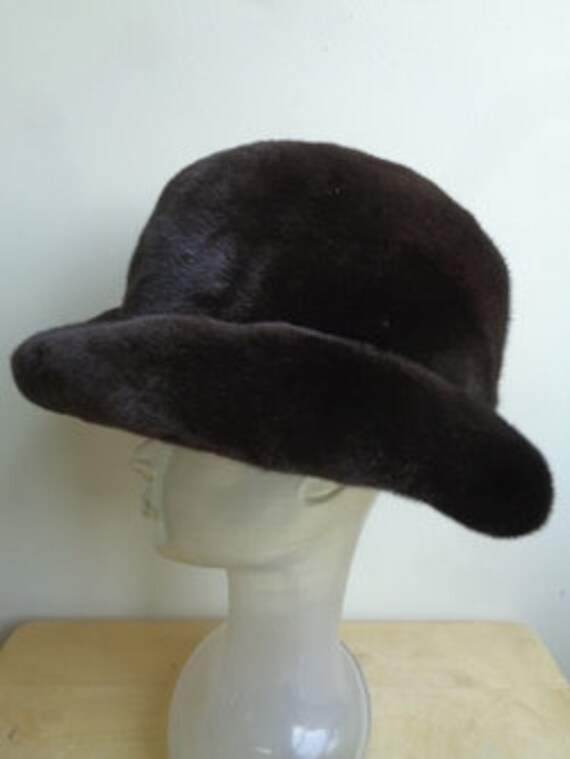 新品 カナダ産 ダークランチミンクファーハット メンズ レディース