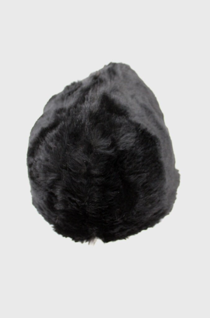 Excellent Black Sheared Rabbit Fur Hat Woman Women Size All 