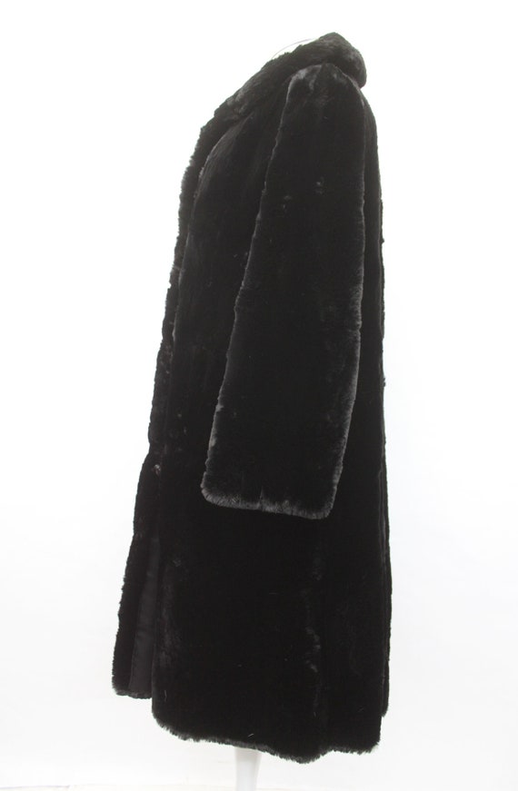 Scrap Item: Sheared Black Rabbit Fur Coat Jacket … - image 4