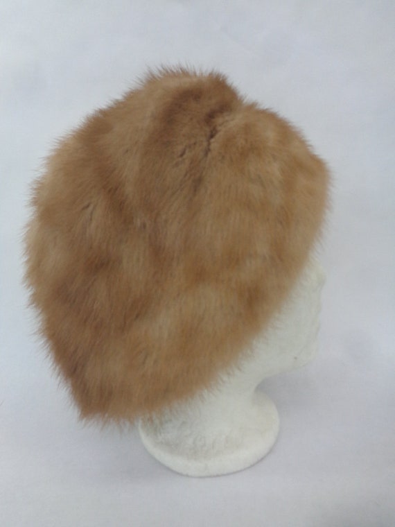 MINT CANADIAN PASTEL MINK FUR HAT CAP WOMEN WOMAN SIZE ALL NEW LINING! Mint Canadian Pastel Mink Fur Hat Women Woman Size All New  main image 2