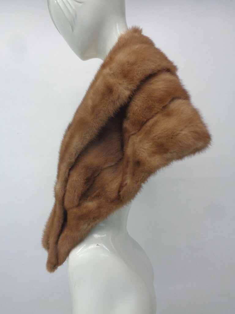 ミント カナディアン パステル ミンク ファー ストール ショール