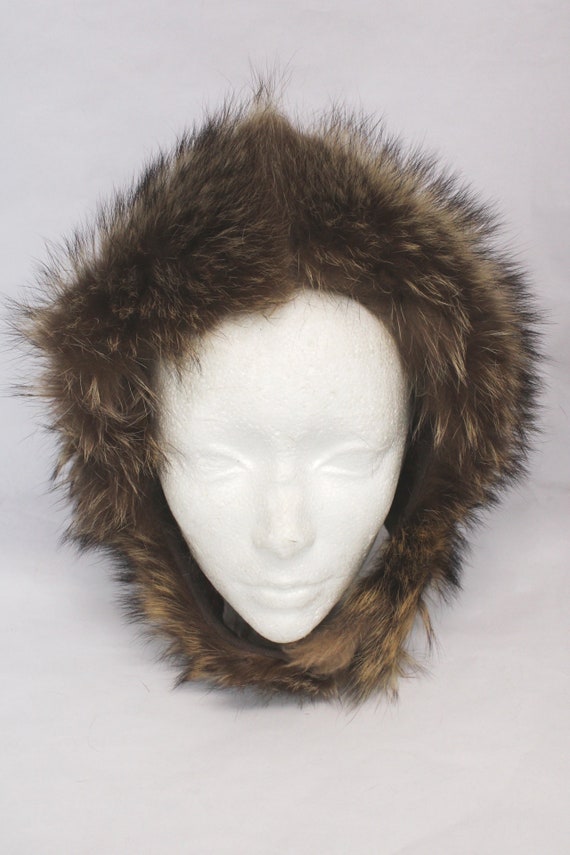 MINT RACCOON FUR HAT CAP WOMEN WOMAN SIZE ALL MINT NATURAL RACCOON FUR HAT CAP WOMEN WOMAN SIZE ALL | eBay main image 4