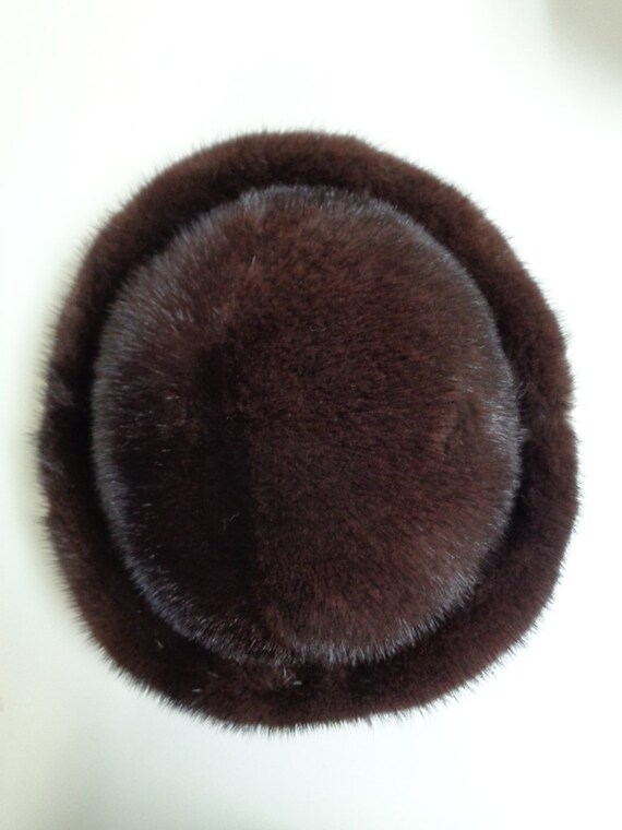 Brand New Canadian Dark Ranch Mink Fur Hat Cap Women Woman 