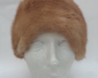 Excellent Canadian Pastel Mink Fur Hat Cap Women Woman Size  display picture 1