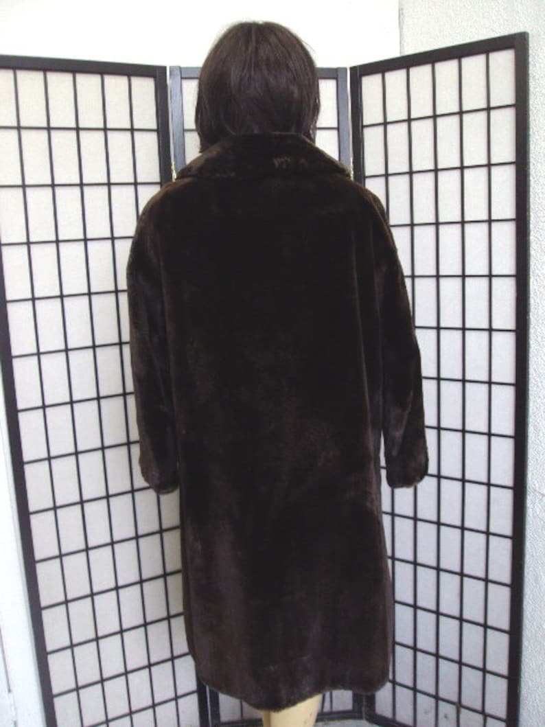 Mint /& Super Soft Plain Arctic Beaver Fur Coat Jacket Women Woman Size 6 Small