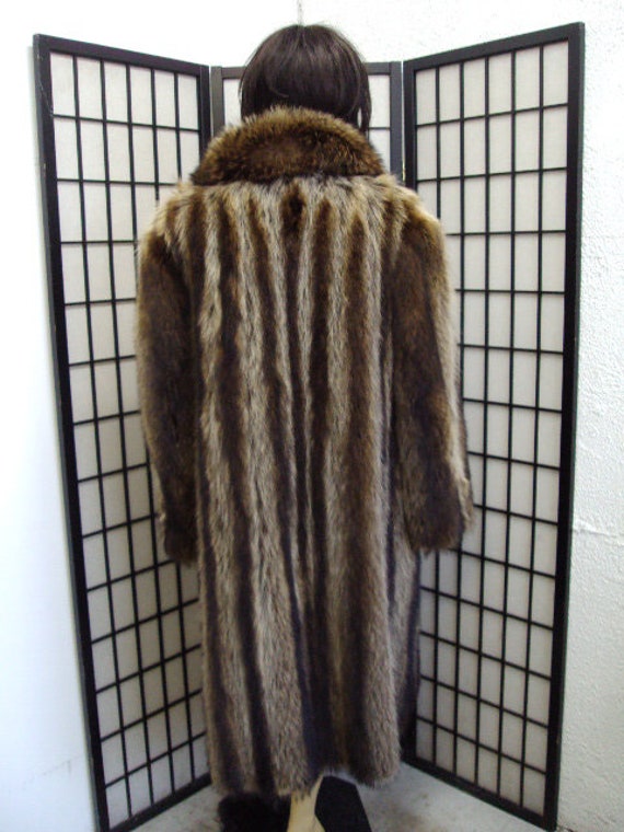Mint Natural Raccoon Raccoon Fur Coat Jacket Wome… - image 4